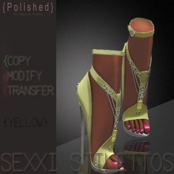 Second Life Marketplace - {Polished} Sexxi Yellow